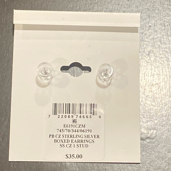 Giani Bernini Cubic Zirconia Butterfly Stud Sterling Silver Earrings - Picture 6 of 10